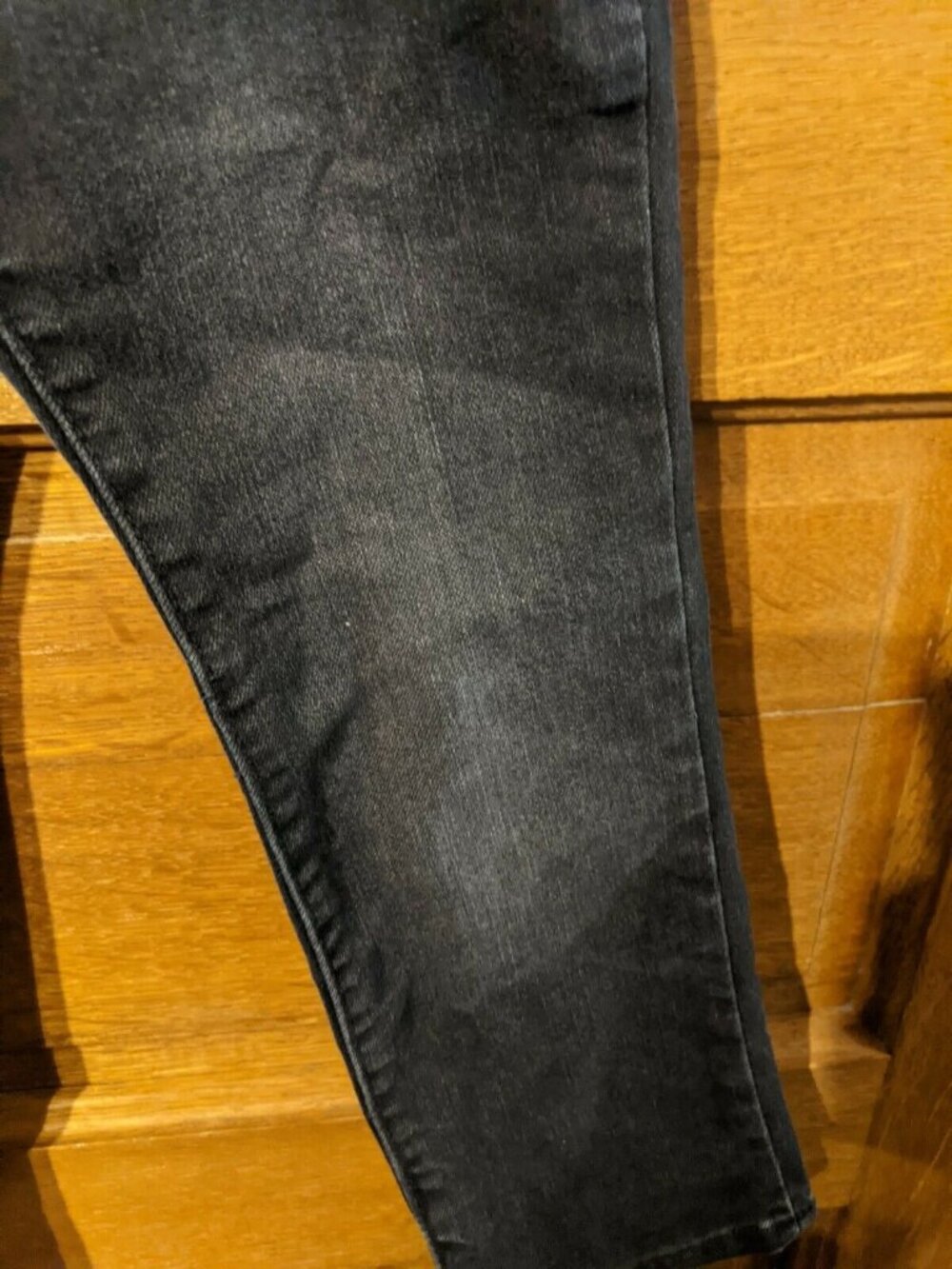 Old Navy Boys Jeans 5 Regular Adjustable Waist Black Pants - Picture 3 of 6